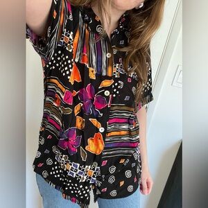 🌴 Vintage 90s Palm Springs Set Colorful Vintage 1990s Shorts Button Up 🌴